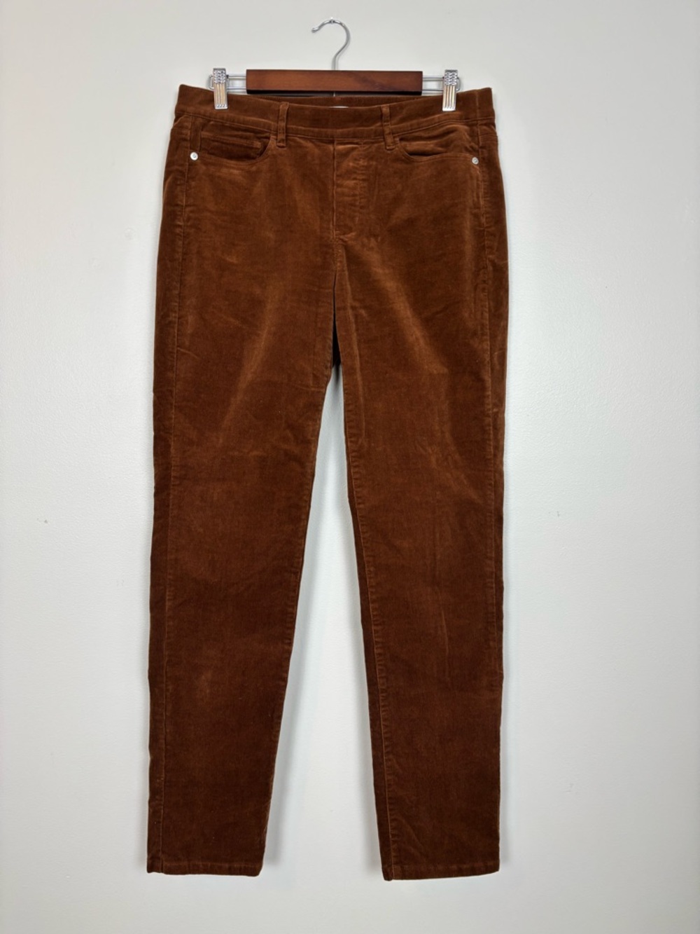 J. Jill Pants Womens Small Brown Corduroy Straight Leg Mid Rise Stretch